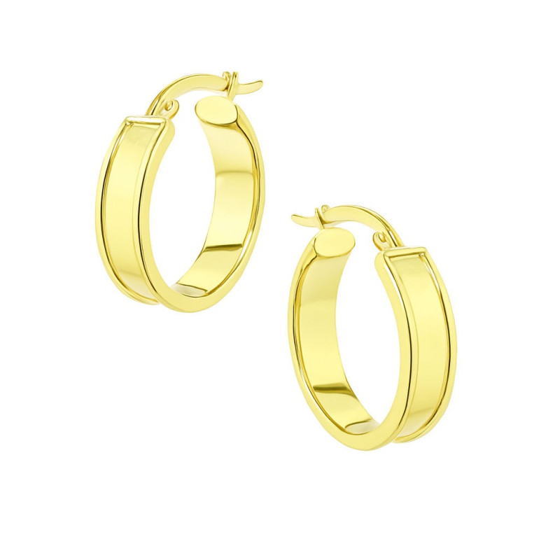 Σκουλαρίκια Κρίκοι απο 14 Καρατίων