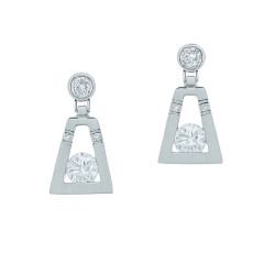 Σκουλαρίκια κρεμαστά απο 14 Καρατίων