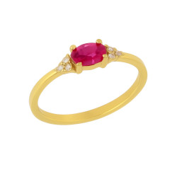 Δαχτυλίδι από χρυσό 9 καρατίων