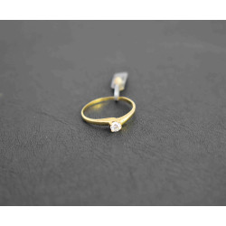 Μονόπετρο από χρυσό 14 καρατίων