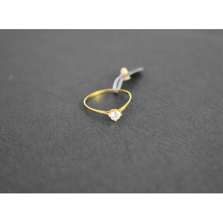 Μονόπετρο από χρυσό 14 καρατίων