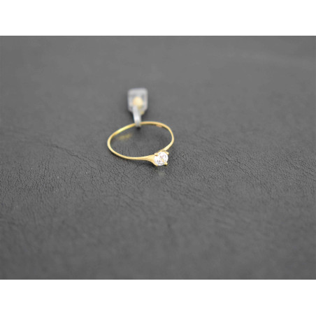 Μονόπετρο από χρυσό 14 καρατίων