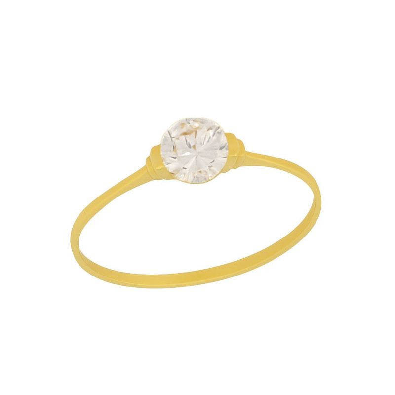 Μονόπετρο από χρυσό 14 καρατίων