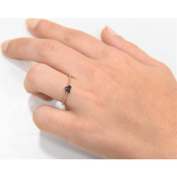 Δαχτυλίδι από ροζ χρυσό 14 καρατίων