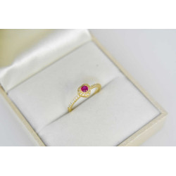 Δαχτυλίδι από χρυσό 9 καρατίων καρδούλα