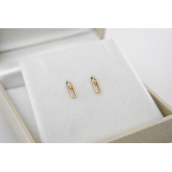 Σκουλαρίκια δελφινάκι από Χρυσό 14 Καρατίων