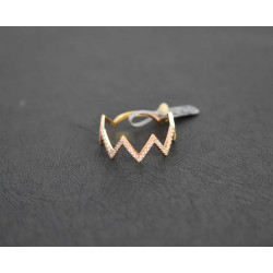 Δαχτυλίδι από ροζ χρυσό 14 καρατίων