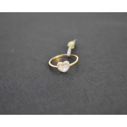 Δαχτυλίδι από ροζ χρυσό 14 καρατίων