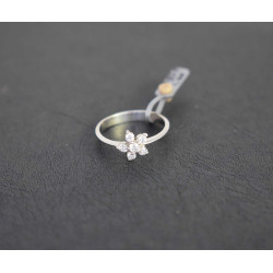 Δαχτυλίδι από λευκόχρυσο 14 καρατίων