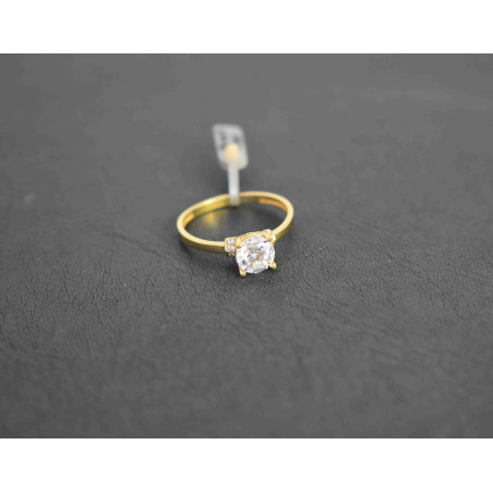 Μονόπετρο από χρυσό 14 καρατίων