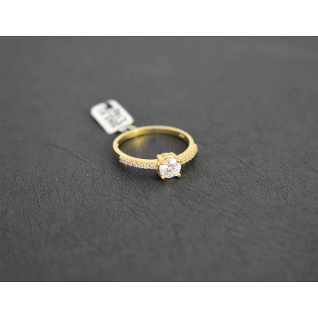 Μονόπετρο από Χρυσό 14 καρατίων