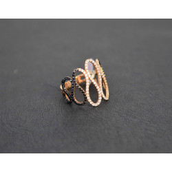 Δαχτυλίδι από ροζ χρυσό 14 καρατίων