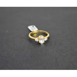 Μονόπετρο από χρυσό 14 καρατίων