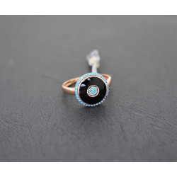 Δαχτυλίδι από ροζ χρυσό 14 καρατίων