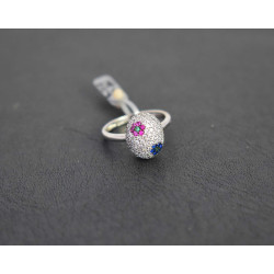 Δαχτυλίδι από λευκόχρυσο 14 καρατίων