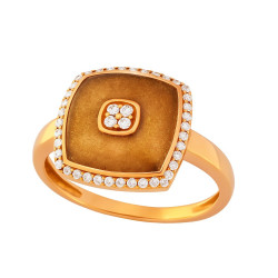 Δαχτυλίδι από ροζ χρυσό 14 καρατίων