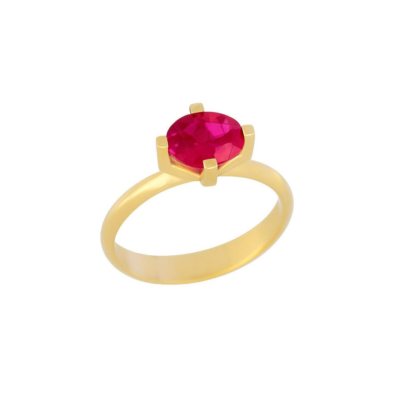 Μονόπετρο από Χρυσό 14 καρατίων