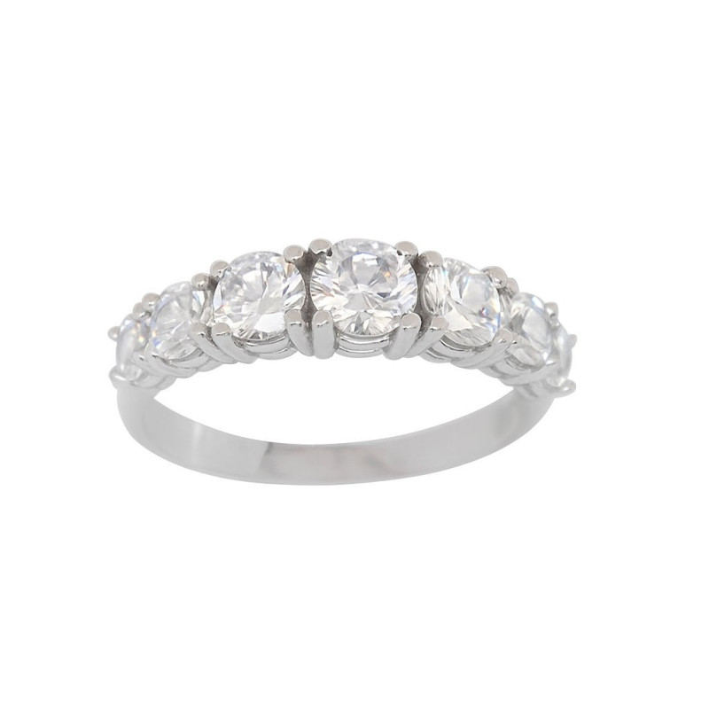 Δαχτυλίδι από λευκόχρυσο 14 καρατίων