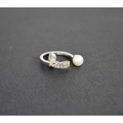 Δαχτυλίδι από λευκόχρυσο14 καρατίων