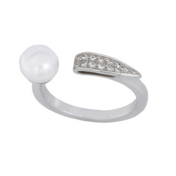 Δαχτυλίδι από λευκόχρυσο14 καρατίων