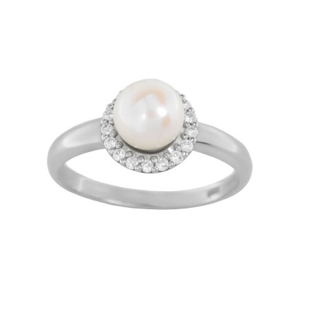 Δαχτυλίδι από λευκόχρυσο 14 καρατίων