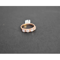 Δαχτυλίδι από ροζ χρυσό 14 καρατίων