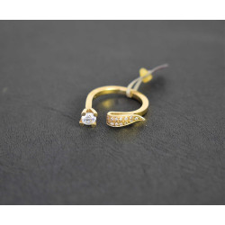 Μονόπετρο από χρυσό 14 καρατίων