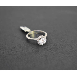 Δαχτυλίδι από λευκόχρυσο 14 καρατίων