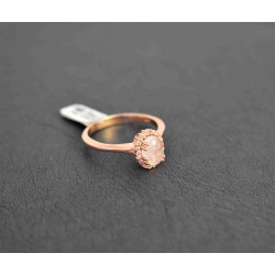 Δαχτυλίδι από ροζ χρυσό 14 καρατίων