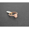 Δαχτυλίδι από ροζ χρυσό 14 καρατίων