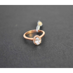 Δαχτυλίδι από ροζ χρυσό 14 καρατίων