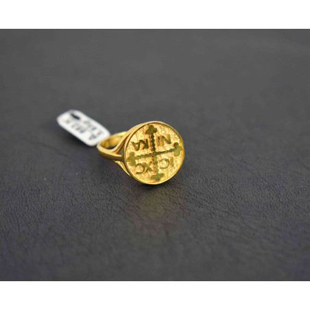 Δαχτυλίδι από χρυσό 14 καρατίων κωνσταντινάτο