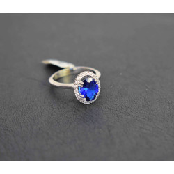 Δαχτυλίδι από λευκόχρυσο 14 καρατίων