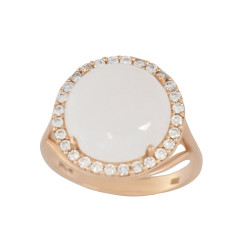 Δαχτυλίδι από ροζ χρυσό 14 καρατίων