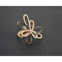 Δαχτυλίδι από ροζ χρυσό 14 καρατίων