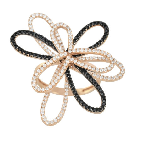 Δαχτυλίδι από ροζ χρυσό 14 καρατίων