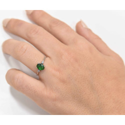 Δαχτυλίδι από λευκόχρυσο14 καρατίων