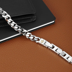 Βραχιόλι Maserati από ανοξείδωτο ατσάλι JM422AVD09