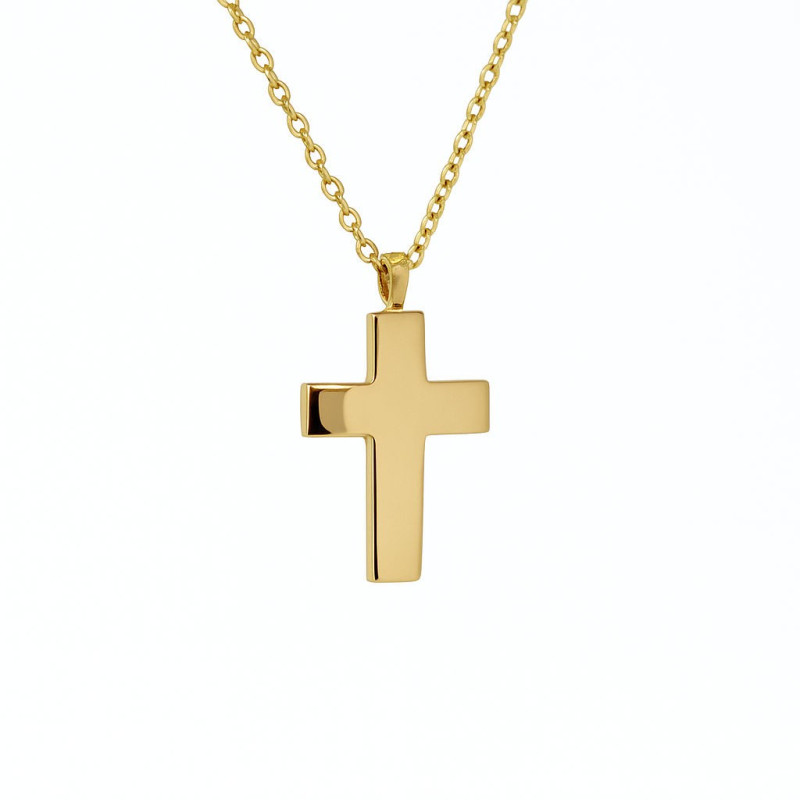 Κολιέ Σταυρουδάκι Triantos χρυσό 9 καρατίων