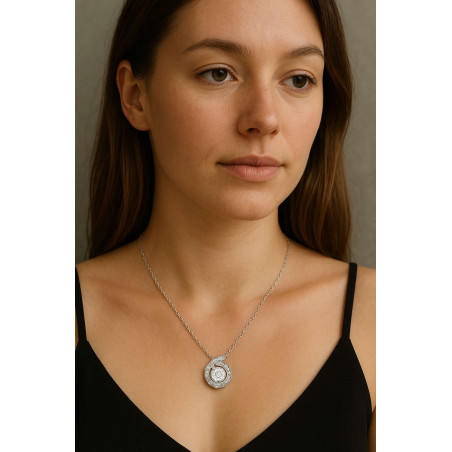 Κολιέ σταυρός από ασήμι 925 SILVENZA