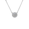 Κολιέ κύκλος από ασήμι 925 SILVENZA