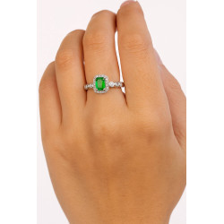 Δαχτυλίδι ροζέτα από ασήμι 925 SILVENZA