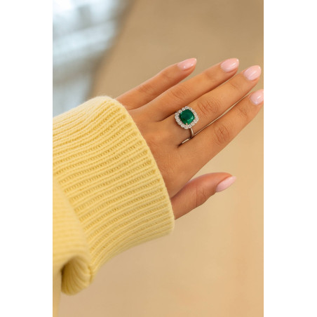 Δαχτυλίδι ροζέτα από ασήμι 925 SILVENZA