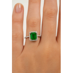 Δαχτυλίδι ροζέτα από ασήμι 925 SILVENZA