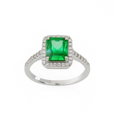 Δαχτυλίδι ροζέτα από ασήμι 925 SILVENZA