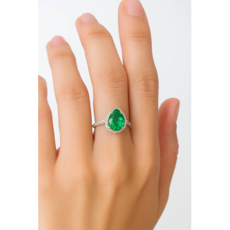 Δαχτυλίδι ροζέτα από ασήμι 925 SILVENZA