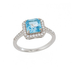 Δαχτυλίδι ροζέτα από ασήμι 925 SILVENZA