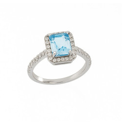 Δαχτυλίδι ροζέτα από ασήμι 925 SILVENZA