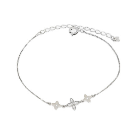 Βραχιόλι σταυρουδάκια από ασήμι 925 SILVENZA