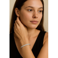 Βραχιόλι Χειροπέδα από ασήμι 925 SILVENZA